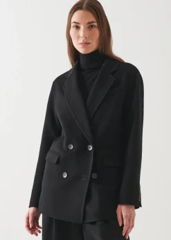 PATRICK ASSARAF Double Breasted Cashmere Blazer|Women Outerwear