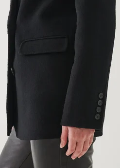 PATRICK ASSARAF Double Breasted Wool Blazer|Women Blazers