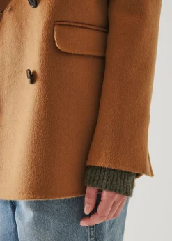 PATRICK ASSARAF Double Breasted Wool Blazer|Women Blazers
