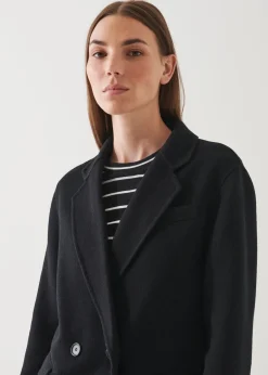 PATRICK ASSARAF Double Breasted Wool Blazer|Women Outerwear