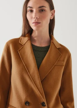 PATRICK ASSARAF Double Breasted Wool Blazer|Women Outerwear