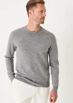 PATRICK ASSARAF Double Face Crewneck|Men Knitwear