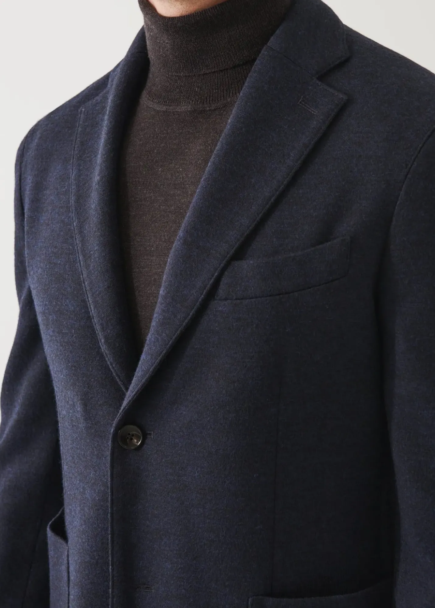 PATRICK ASSARAF Double Face Two-Button Blazer|Men Blazers