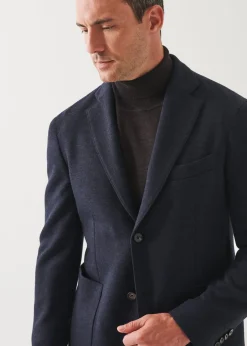 PATRICK ASSARAF Double Face Two-Button Blazer|Men Blazers