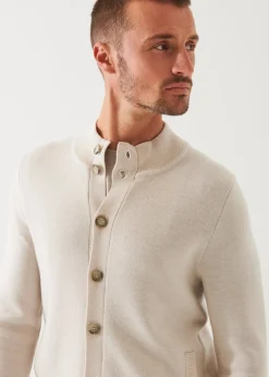 PATRICK ASSARAF Double-Face Button Cardigan|Men Knitwear