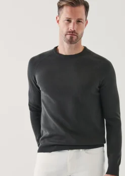 PATRICK ASSARAF Double-Face Crewneck Sweater|Men Knitwear
