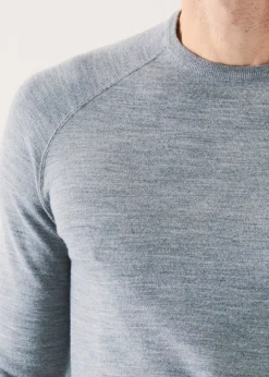 PATRICK ASSARAF Double-Face Crewneck Sweater|Men Knitwear