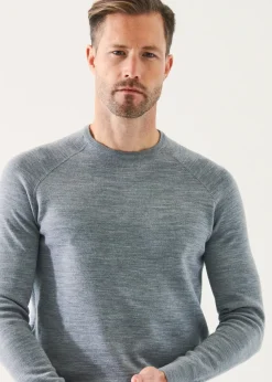PATRICK ASSARAF Double-Face Crewneck Sweater|Men Knitwear