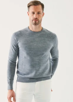 PATRICK ASSARAF Double-Face Crewneck Sweater|Men Knitwear