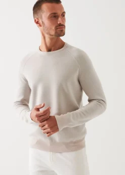 PATRICK ASSARAF Double-Face Crewneck Sweater|Men Knitwear
