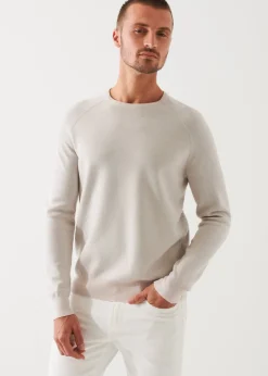 PATRICK ASSARAF Double-Face Crewneck Sweater|Men Knitwear