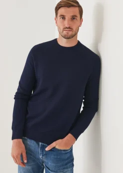 PATRICK ASSARAF Double-Face Crewneck Sweater|Men Knitwear