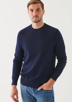 PATRICK ASSARAF Double-Face Crewneck Sweater|Men Knitwear