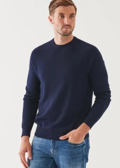 PATRICK ASSARAF Double-Face Crewneck Sweater|Men Knitwear