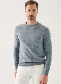 PATRICK ASSARAF Double-Face Crewneck Sweater|Men Knitwear