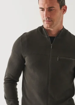 PATRICK ASSARAF Double-Face Full Zip|Men Knitwear