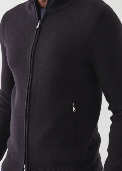 PATRICK ASSARAF Double-Face Full Zip|Men Knitwear