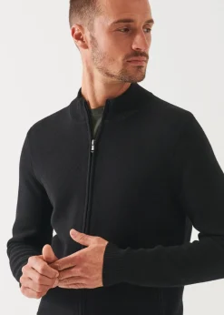 PATRICK ASSARAF Double-Face Full Zip|Men Knitwear