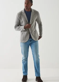 PATRICK ASSARAF Eco-Cashmere Sweater Jacket|Men Blazers