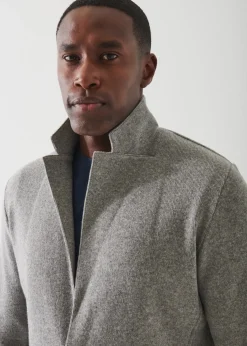 PATRICK ASSARAF Eco-Cashmere Sweater Jacket|Men Blazers
