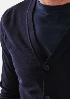 PATRICK ASSARAF Extra-Fine Merino Cardigan|Men Knitwear