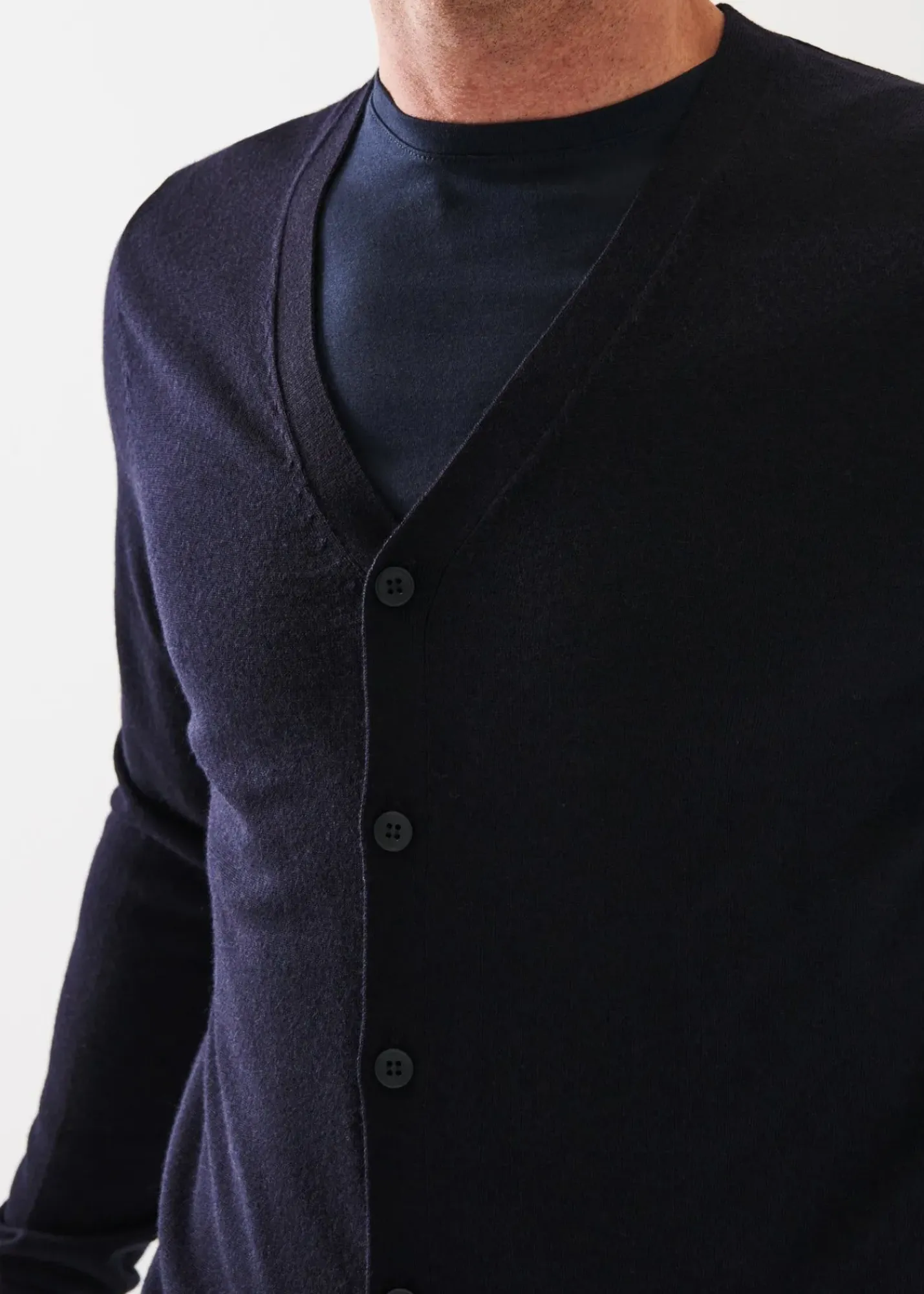PATRICK ASSARAF Extra-Fine Merino Cardigan|Men Knitwear