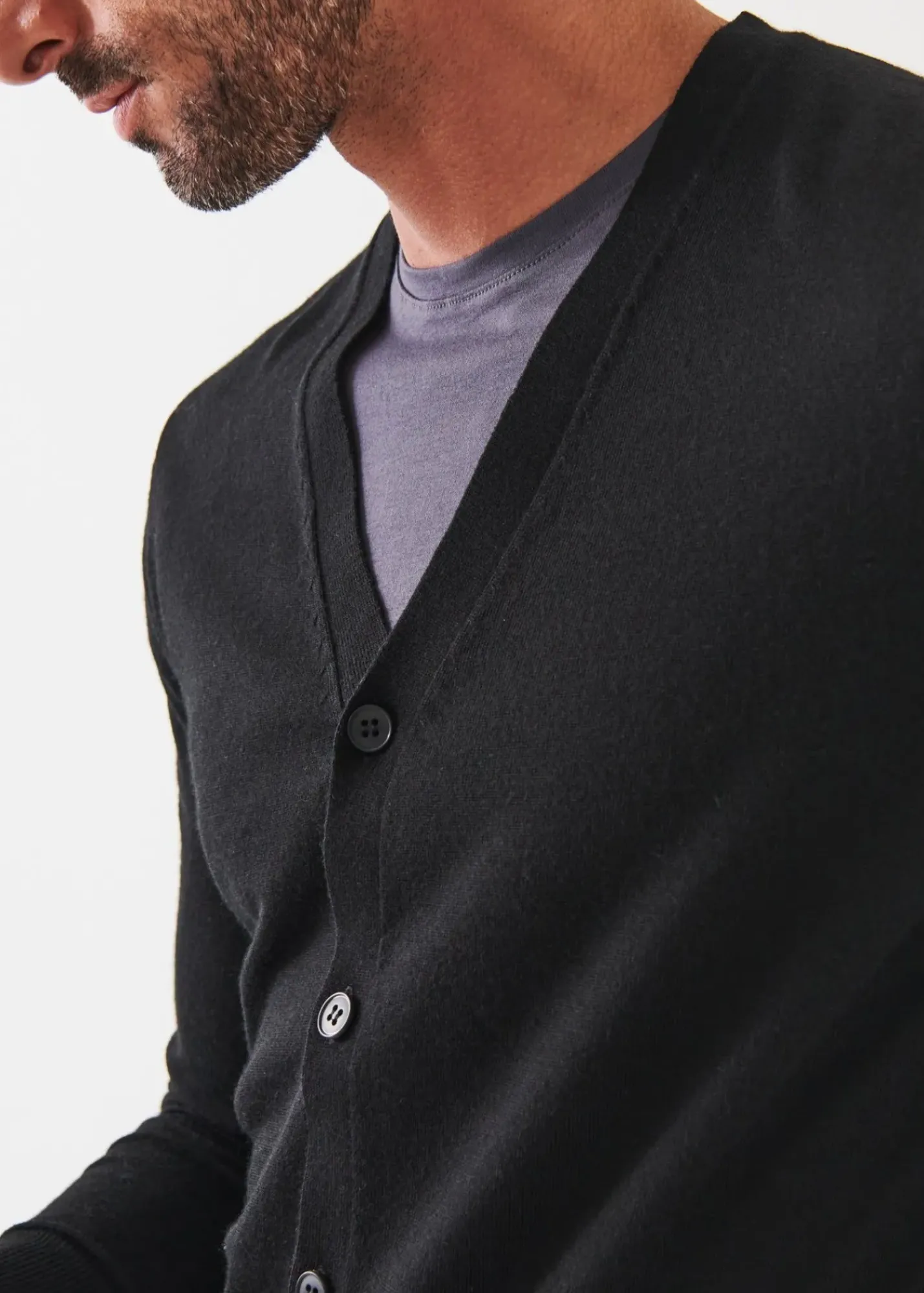 PATRICK ASSARAF Extra-Fine Merino Cardigan|Men Knitwear