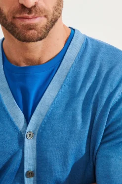PATRICK ASSARAF Extra-Fine Merino Cardigan|Men Knitwear