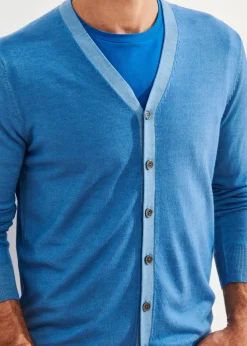 PATRICK ASSARAF Extra-Fine Merino Cardigan|Men Knitwear