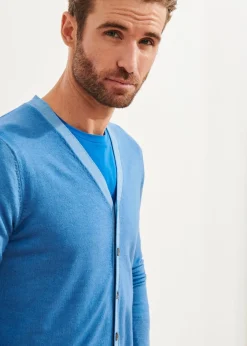 PATRICK ASSARAF Extra-Fine Merino Cardigan|Men Knitwear