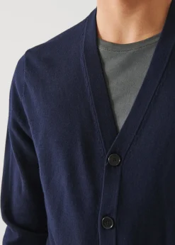 PATRICK ASSARAF Extra-Fine Merino Cardigan|Men Knitwear
