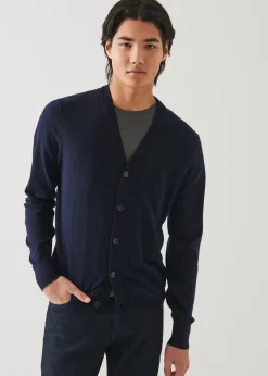 PATRICK ASSARAF Extra-Fine Merino Cardigan|Men Knitwear