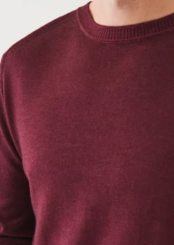 PATRICK ASSARAF Extra-Fine Merino Cold Dye Crewneck|Men Knitwear