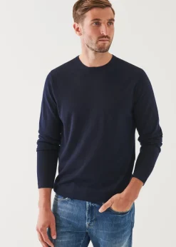 PATRICK ASSARAF Extra-Fine Merino Crewneck|Men Knitwear