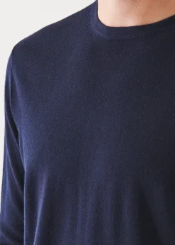 PATRICK ASSARAF Extra-Fine Merino Crewneck|Men Knitwear
