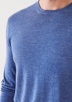 PATRICK ASSARAF Extra-Fine Merino Crewneck|Men Knitwear