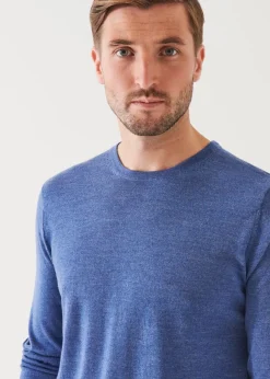 PATRICK ASSARAF Extra-Fine Merino Crewneck|Men Knitwear
