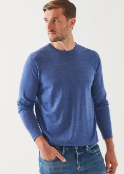 PATRICK ASSARAF Extra-Fine Merino Crewneck|Men Knitwear