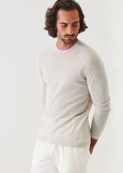 PATRICK ASSARAF Extra-Fine Merino Crewneck|Men Knitwear
