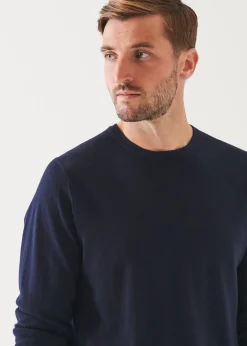 PATRICK ASSARAF Extra-Fine Merino Crewneck|Men Knitwear
