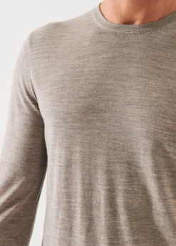 PATRICK ASSARAF Extra-Fine Merino Crewneck|Men Knitwear