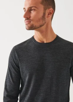 PATRICK ASSARAF Extra-Fine Merino Crewneck|Men Knitwear