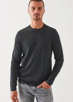 PATRICK ASSARAF Extra-Fine Merino Crewneck|Men Knitwear