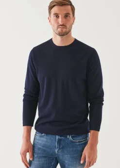 PATRICK ASSARAF Extra-Fine Merino Crewneck|Men Knitwear