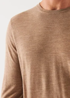 PATRICK ASSARAF Extra-Fine Merino Crewneck|Men Knitwear