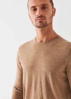 PATRICK ASSARAF Extra-Fine Merino Crewneck|Men Knitwear