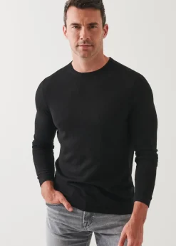 PATRICK ASSARAF Extra-Fine Merino Crewneck|Men Knitwear