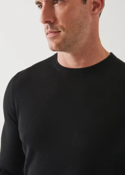 PATRICK ASSARAF Extra-Fine Merino Crewneck|Men Knitwear