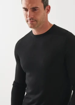PATRICK ASSARAF Extra-Fine Merino Crewneck|Men Knitwear