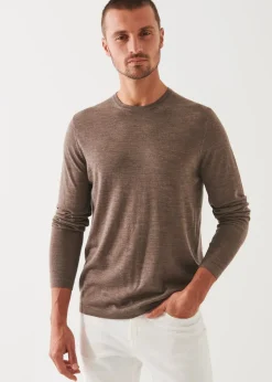 PATRICK ASSARAF Extra-Fine Merino Crewneck|Men Knitwear